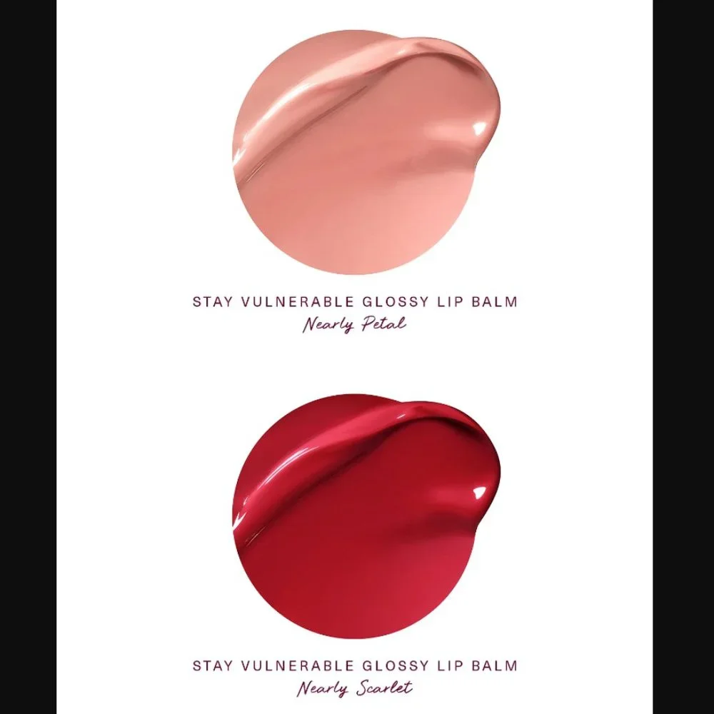 NWT Rare Beauty by Selena Gomez Stay Vulnerable Mini Glossy Lip Balm Duo
